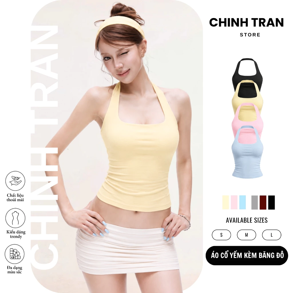 [BAND INCLUDED] เสื้อคอปกบอดี้คอนเซ็กซี่และไดนามิกหลายสี - Chinh Tran Store