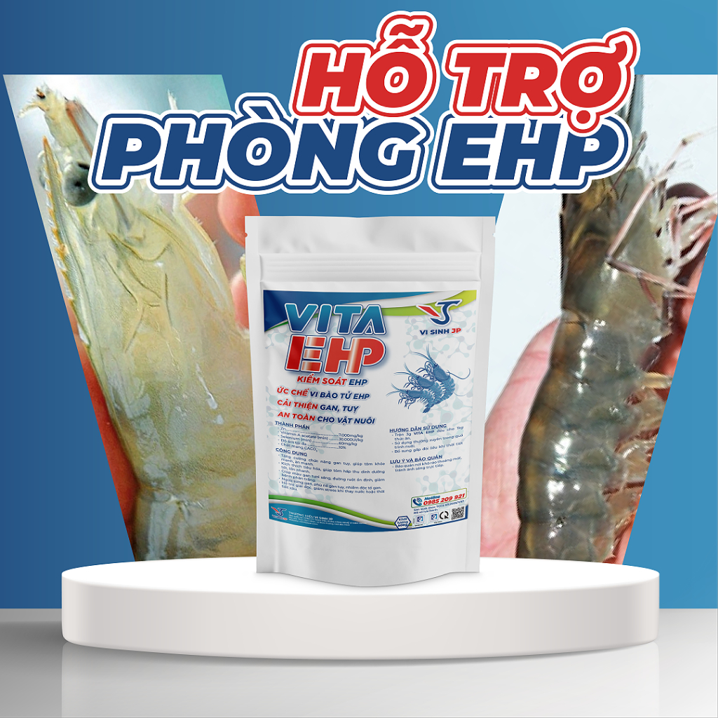 ผลิตภัณฑ์ชีวภาพยับยั้ง EHP, VITA EHP สําหรับอาหารทะเล แพ็คเกจ 500g