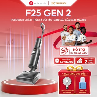 Máy hút bụi lau nhà Roborock F25 Gen 2 | 20.000Pa, chống rối, tự giặt 90°C, lau hút 2 trong 1