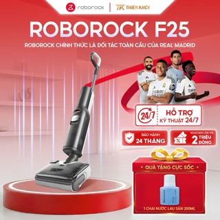 Máy hút bụi lau nhà Roborock F25 |  20.000Pa, chống rối tóc, tự giặt sấy 90°C, lau sàn thông minh
