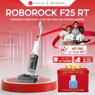Máy Hút Bụi Lau Nhà Roborock F25 RT | Lực Hút 20.000Pa, Gập Phẳng 180°, Chống Rối, Tự Giặt Sấy 90°C