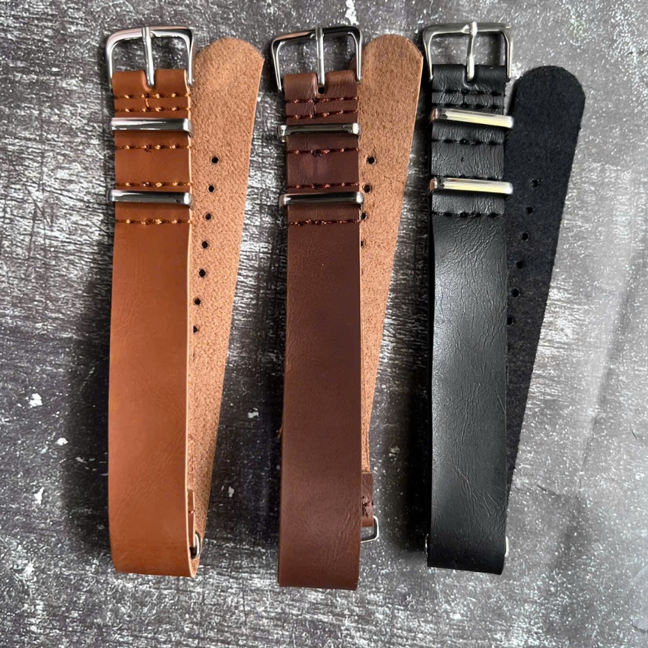 [ EXPRESS ] สายนาฬิกา Nato Suede ขนาด 18mm 20mm พร้อมสายทดแทน
