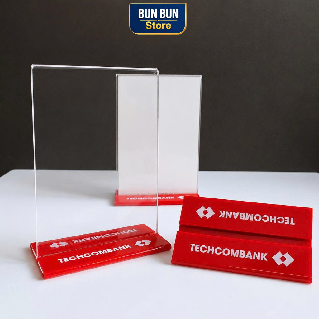บอร์ดไมก้าสําหรับธนาคาร QR TechcomBank, MBBank, VPbank, Agribank.... A6 ชนิดไมกาพร้อมฐานสีเสริม