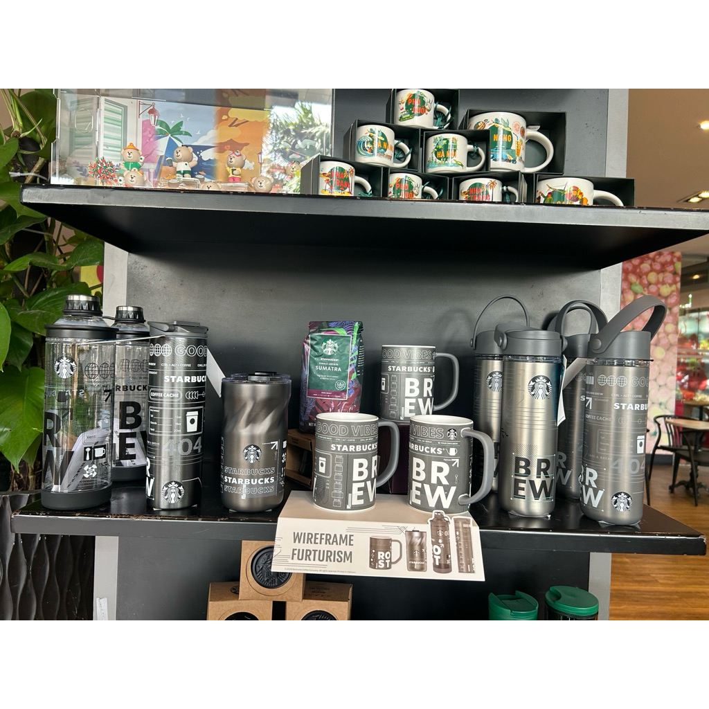 Starbucks VietNam Wireframe Futurism 2026 Collection