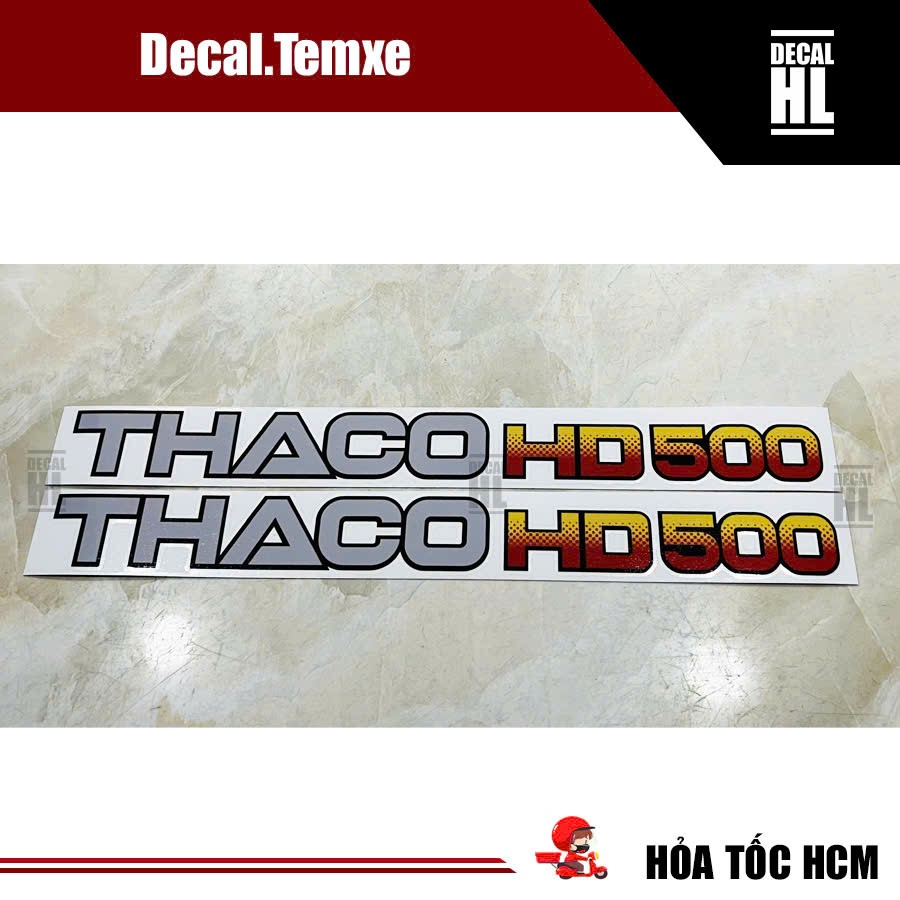 สติ๊กเกอร์ Tacho HD500 สําหรับรถบรรทุก Hyundai สติ๊กเกอร์รถบรรทุก Tacho HD 500 คํา