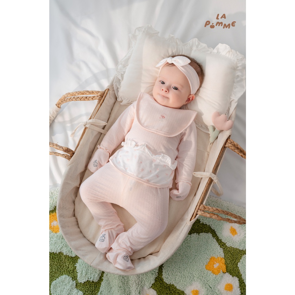 La Pomme - ชุดแขนยาวระบายดอกไม้หอมคุณแม่ LP15458