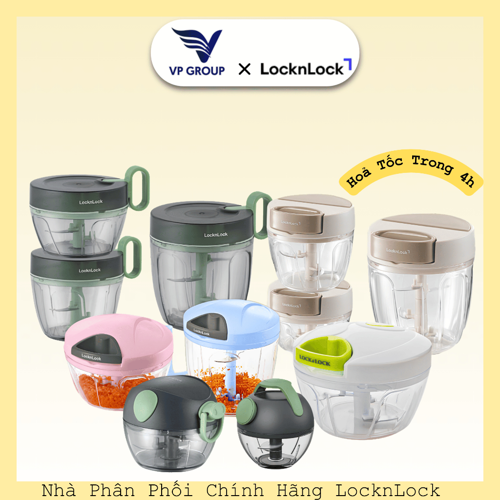 LocknLock เครื่องบดสับอาหารขนาดเล็ก_ความสามารถหลาย - สินค้าของแท้ (VPG)