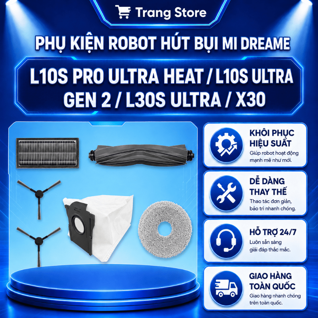 Mi Robot Vacuum Cleaner Accessories L10s Pro Ultra Heat, L10s Ultra Gen 2, L30s Ultra, X30 _ เปลี่ยน