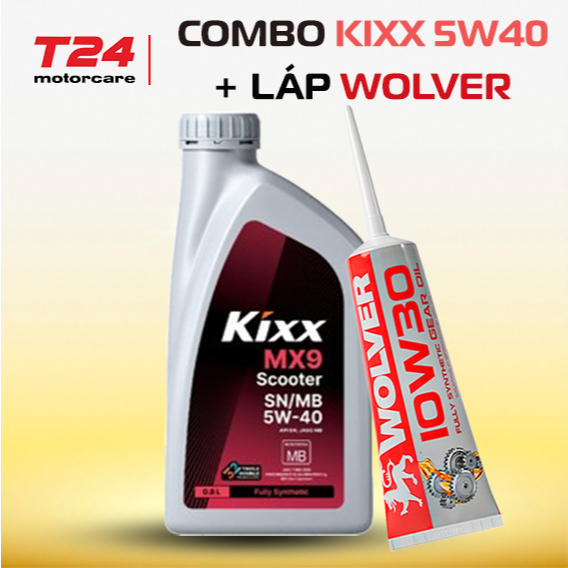 KIXX MX9 SCOOTER 5W40 น้ํามันหล่อลื่นสําหรับสกู๊ตเตอร์นําเข้าจากเกาหลี