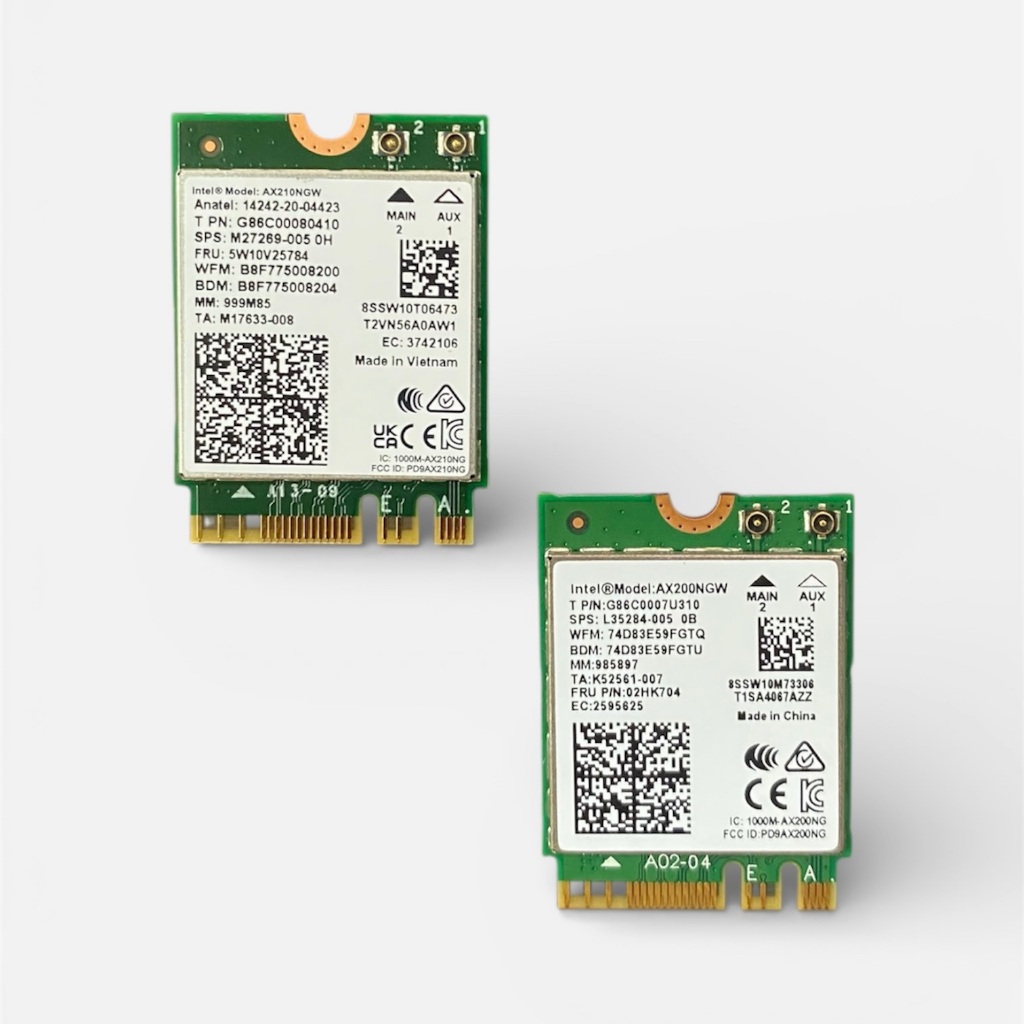 การ์ด WIFI 6E <A> INTEL AX210 , AX200, 5374Mbps และ Bluetooth 5.4