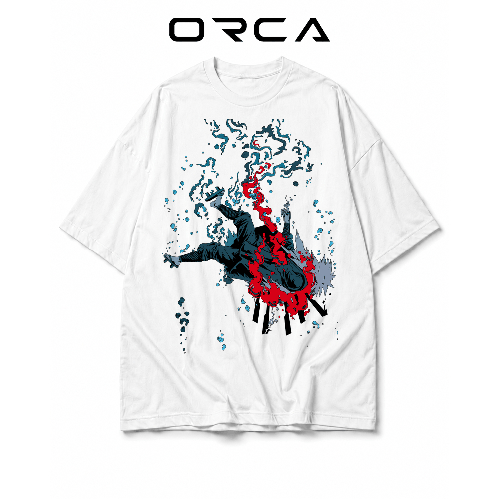 เสื้อยืด Orca พิมพ์ลาย Jiraiya Naruto - ผ้าคอตตอนคุณภาพสูง - ORCA886