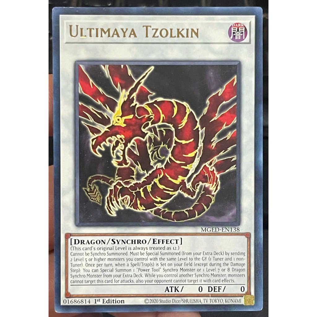 [KW2 Yugioh] [EN-US] MGED-EN138 Ultimaya Tzolkin Card - รุ่นที่ 1 - การ์ดหายาก