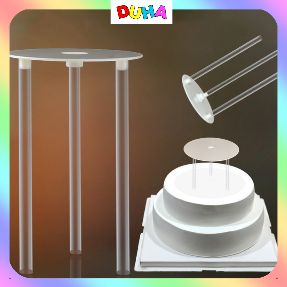 [Combo of 2/5 ชุด] ฐานเค้ก ANTI-LAYER - WEDDING CAKE DECORTATION TOOLS, MULTI-LAYER CAKE DUHA 001