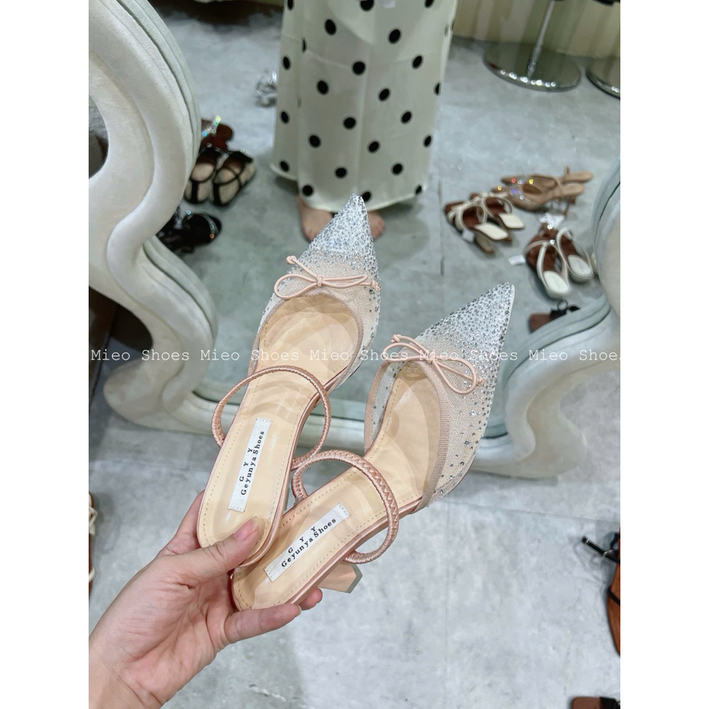 Stone Stone Mesh นําเข้า QC Fullbox/Mieo Shoes D3230