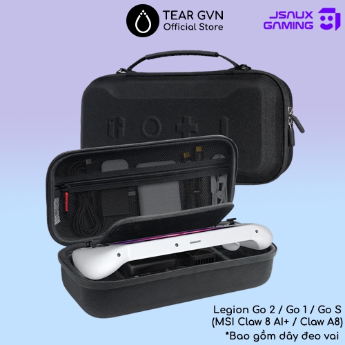 MegaCarry JSAUX กระเป๋าชาร์จสําหรับ Lenovo Legion Go 2 / Legion Go 1 / Legion Go S / MSI Claw A8 / Claw 8 AI+
