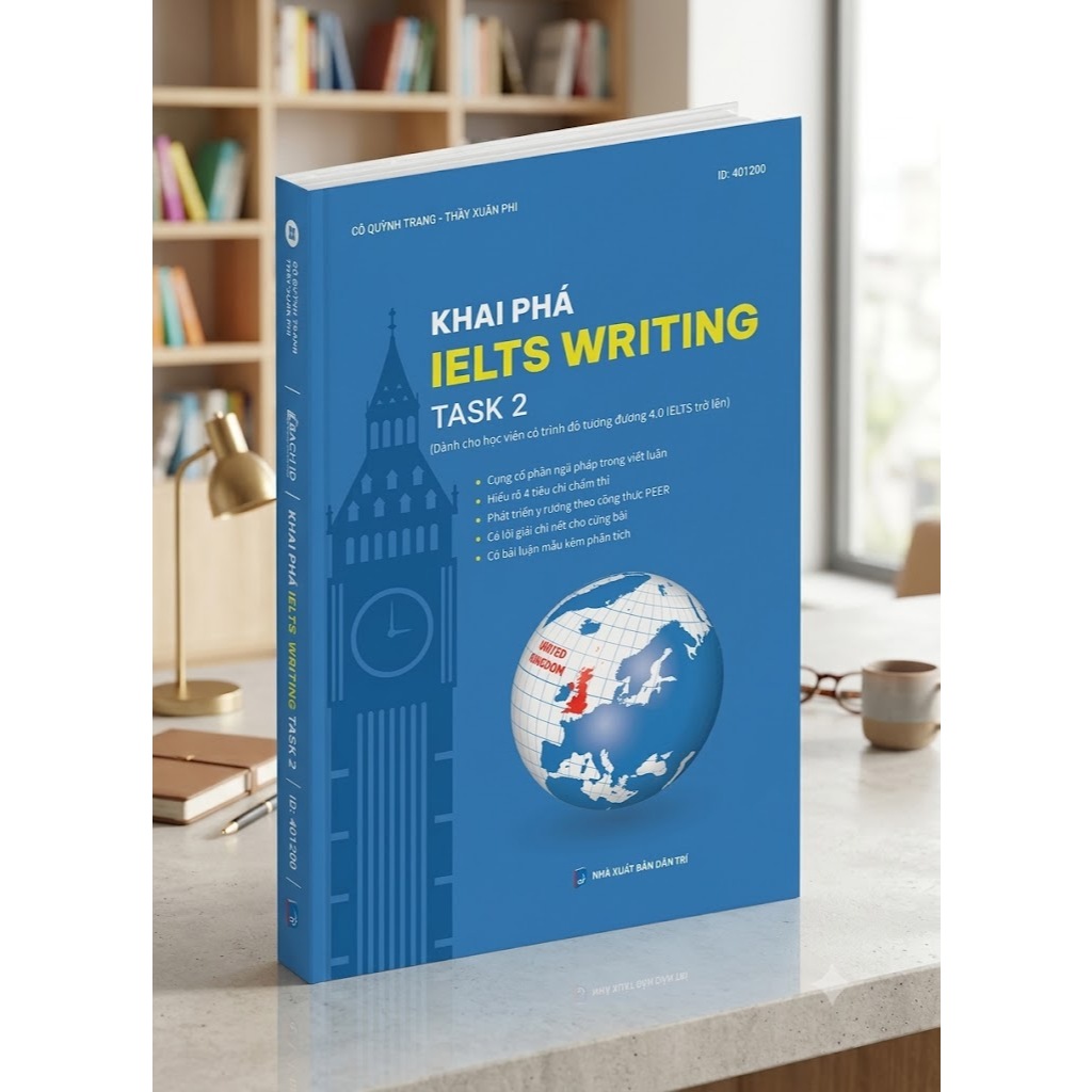 หนังสือ ID - Discover IELTS Writing Task 2 - Discover Ielts Writing 4.0+ Exam เตรียม