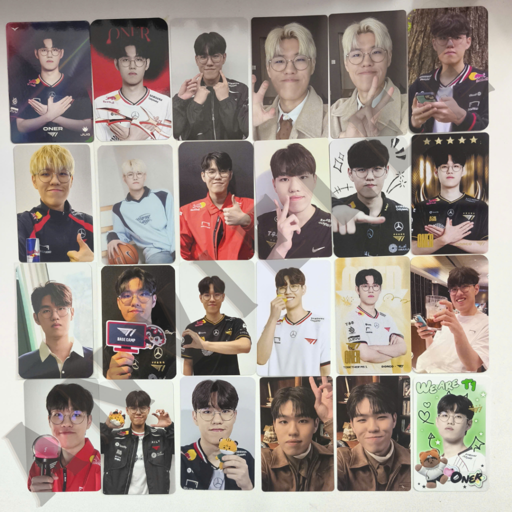 การ์ดมุมกลม Oner T1 JUG การ์ดอย่างเป็นทางการ Mun Hyeon-jun Jungle player