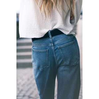 H...M Wide leg Jeans กางเกงยีนส์ เอวสูง ผ้ายืด งานแท้ รุ่นนี้สวยมาก