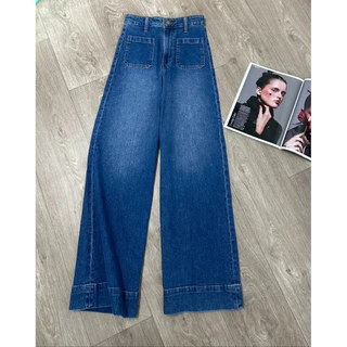 H...M Wide leg Jeans กางเกงยีนส์ เอวสูง ผ้ายืด งานแท้ รุ่นนี้สวยมาก