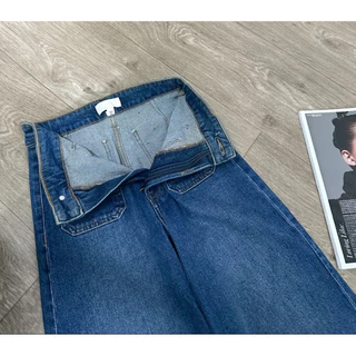 H...M Wide leg Jeans กางเกงยีนส์ เอวสูง ผ้ายืด งานแท้ รุ่นนี้สวยมาก