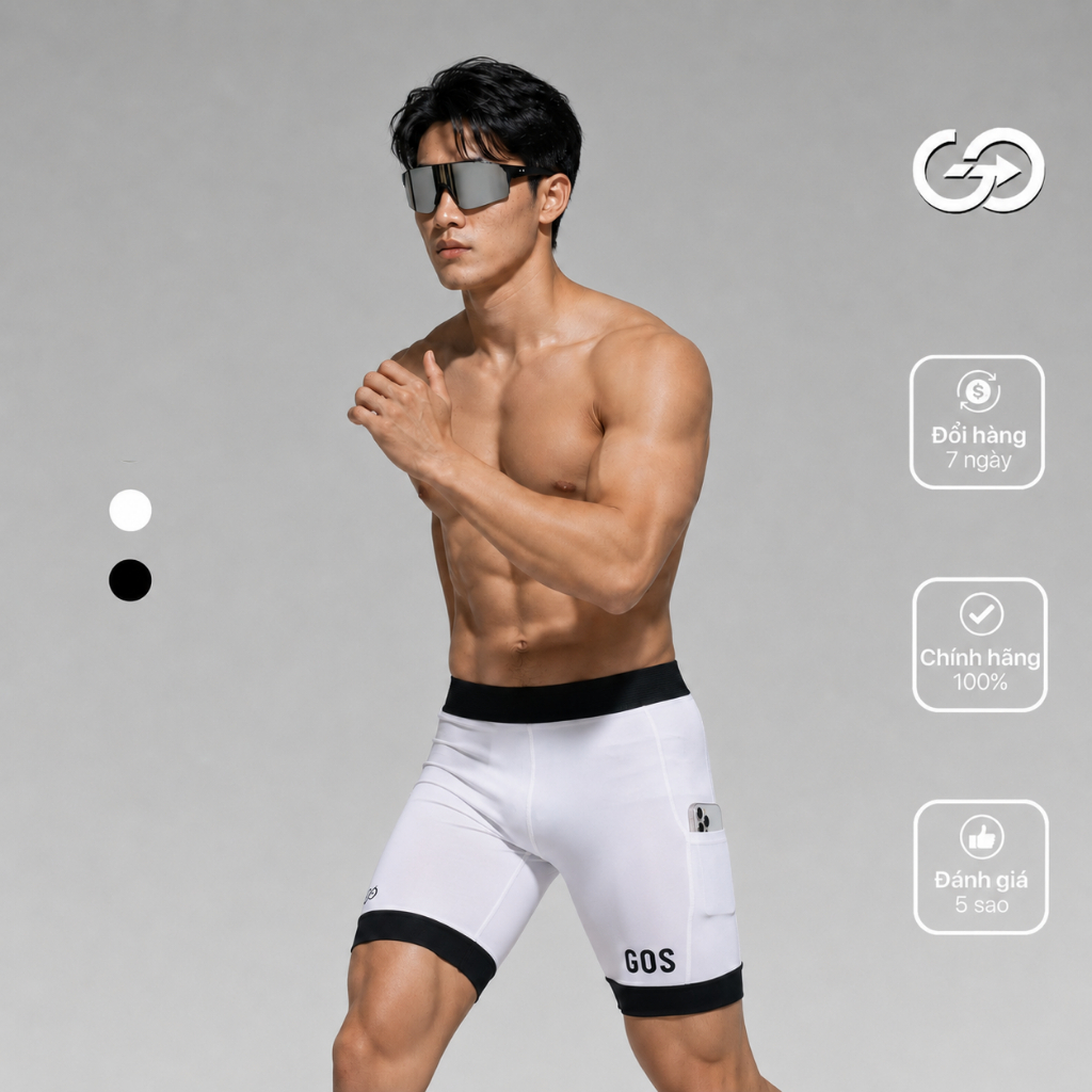GOS Legging Colorline S24 กางเกงกีฬาผู้ชาย