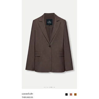 PULL&BEAR Blazer เสื้อสูทสีดำ ผ้านิ่มๆ งานแท้ ผ้าดีมาก