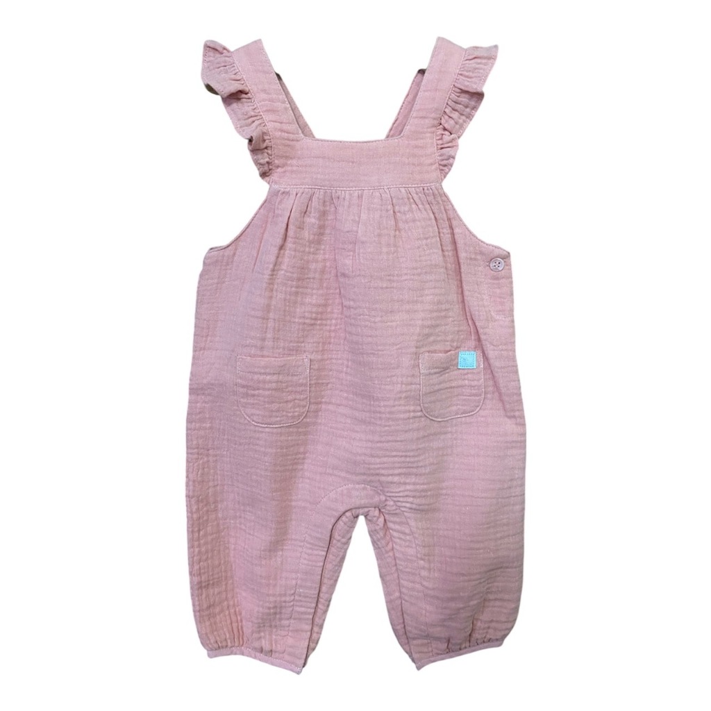 ชุดรอมเปอร์เด็กผู้หญิง - มัสลินคอตตอน 100% - ไซส์ 3-6M สินค้า VNXK uk.·
