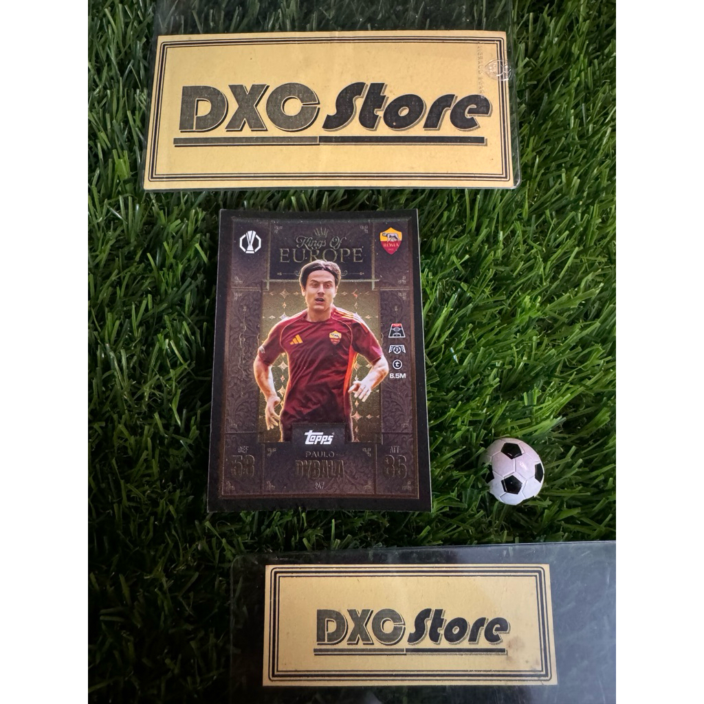 [ ของแท้ ] - KING OF EUROPE - TOPPS MATCH ATTAX 2026 - PAULO DYBALA (AS ROMA)