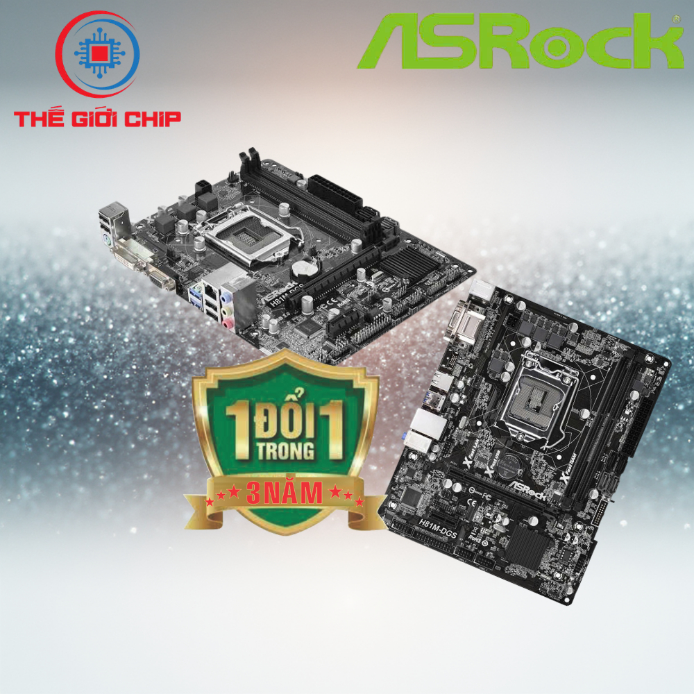 ASRock H81M-DGS เมนบอร์ด