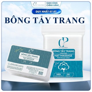Bông Tẩy Trang Quốc Dân Ép Định Hình Q.P Cosmétique Không Xơ Rách, Hạt Massage Sạch Sâu