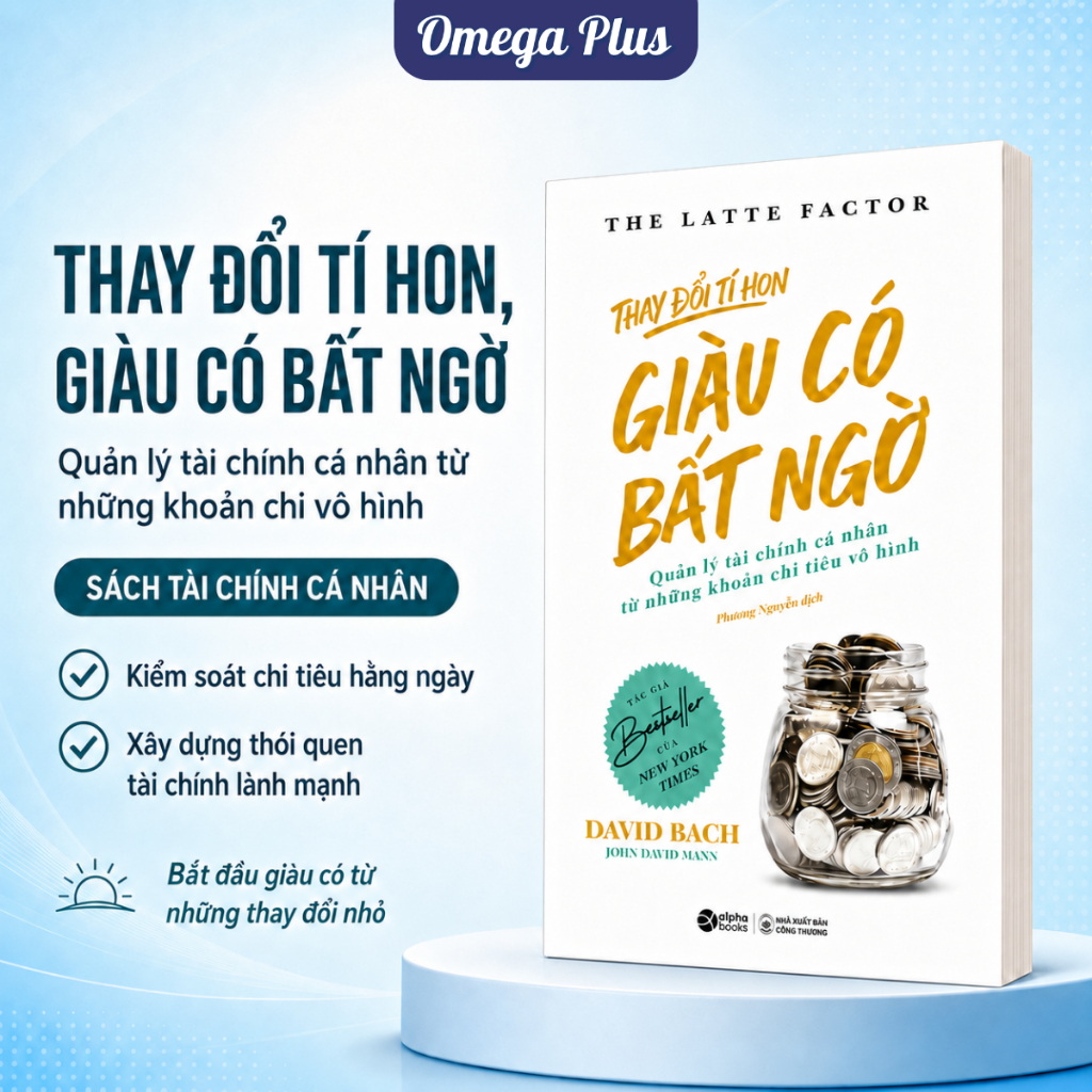 หนังสือ The Latte Factor - Tiny Changes of Surprisly Rich - David Bach (Alpha Books)