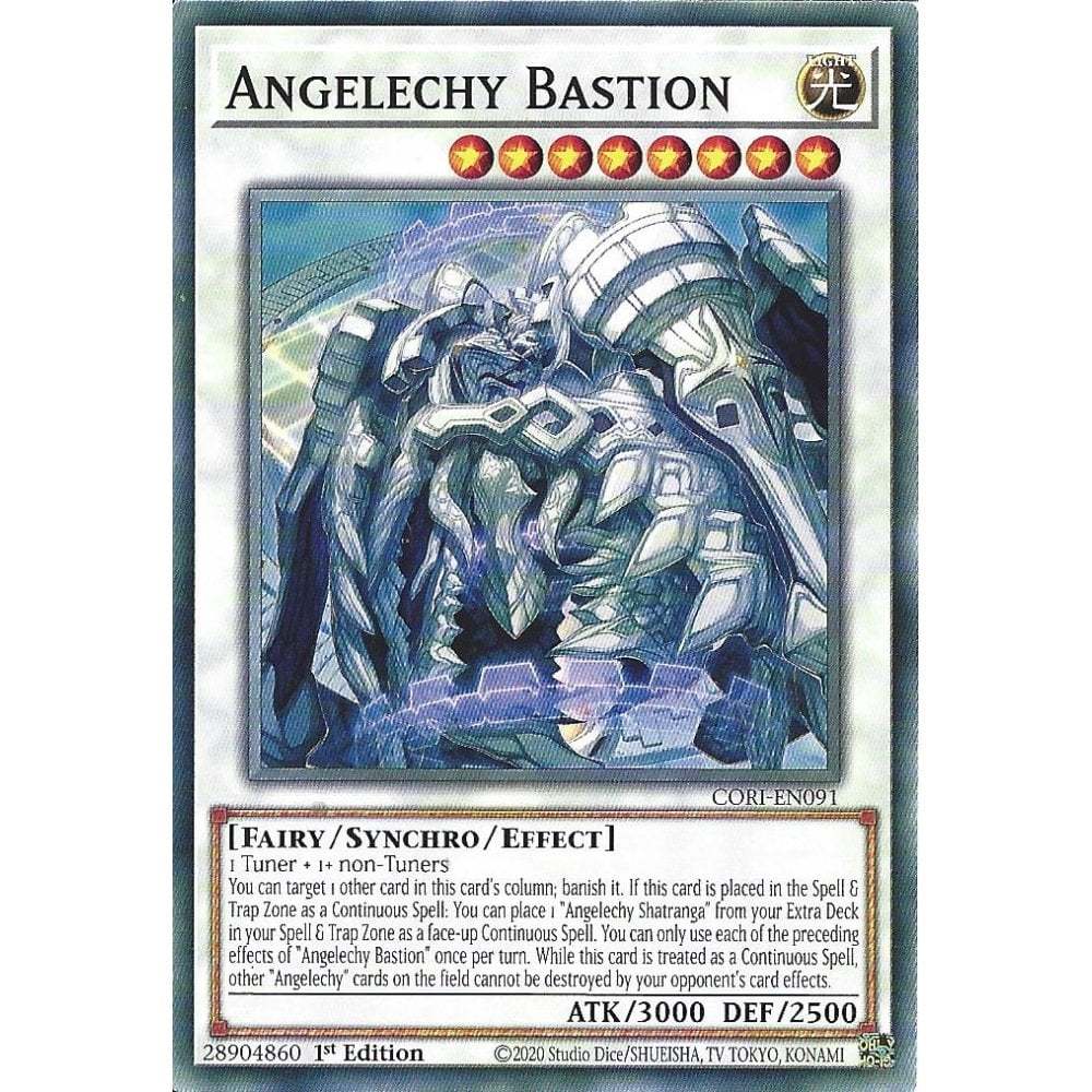 [KW2 Yugioh] [EN-UK] การ์ด CORI-EN091 Angelechy Bastion : Common Card : รุ่นที่ 1
