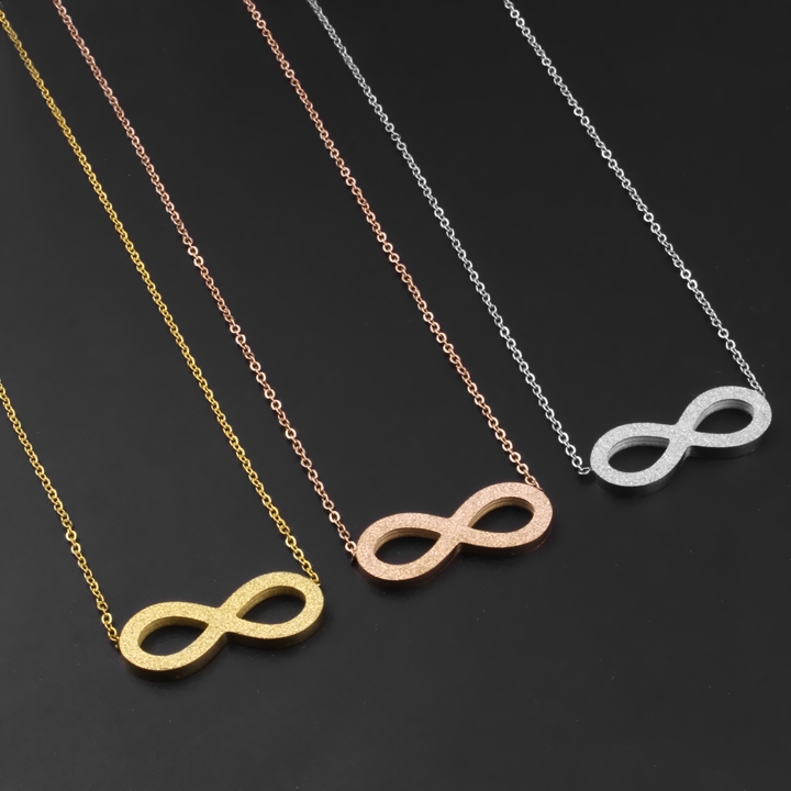 TN127 สร้อยคอไทเทเนียม Infinity Mark