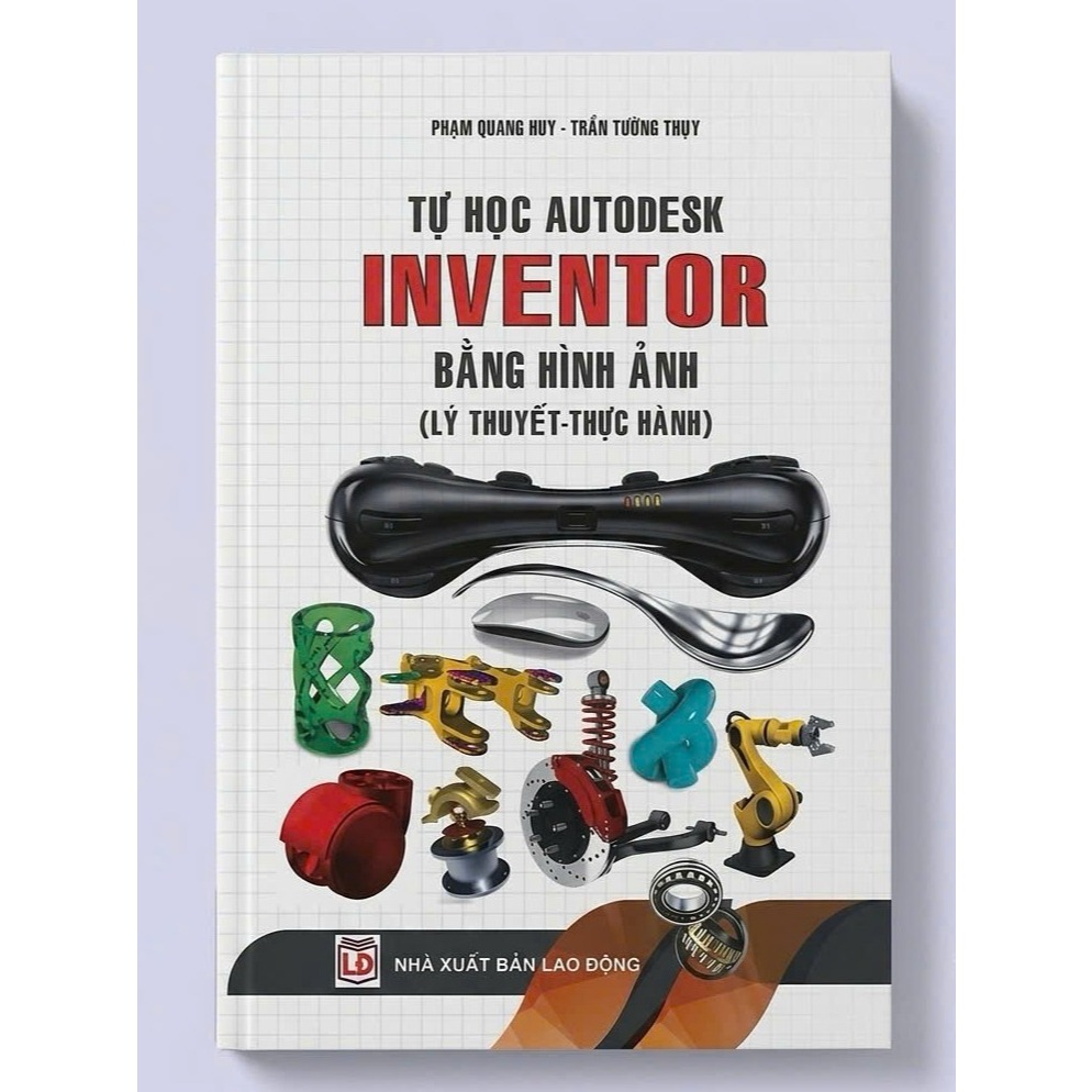 หนังสือ - Autodesk Inventor พร้อมรูปภาพ (Theory - Practice)