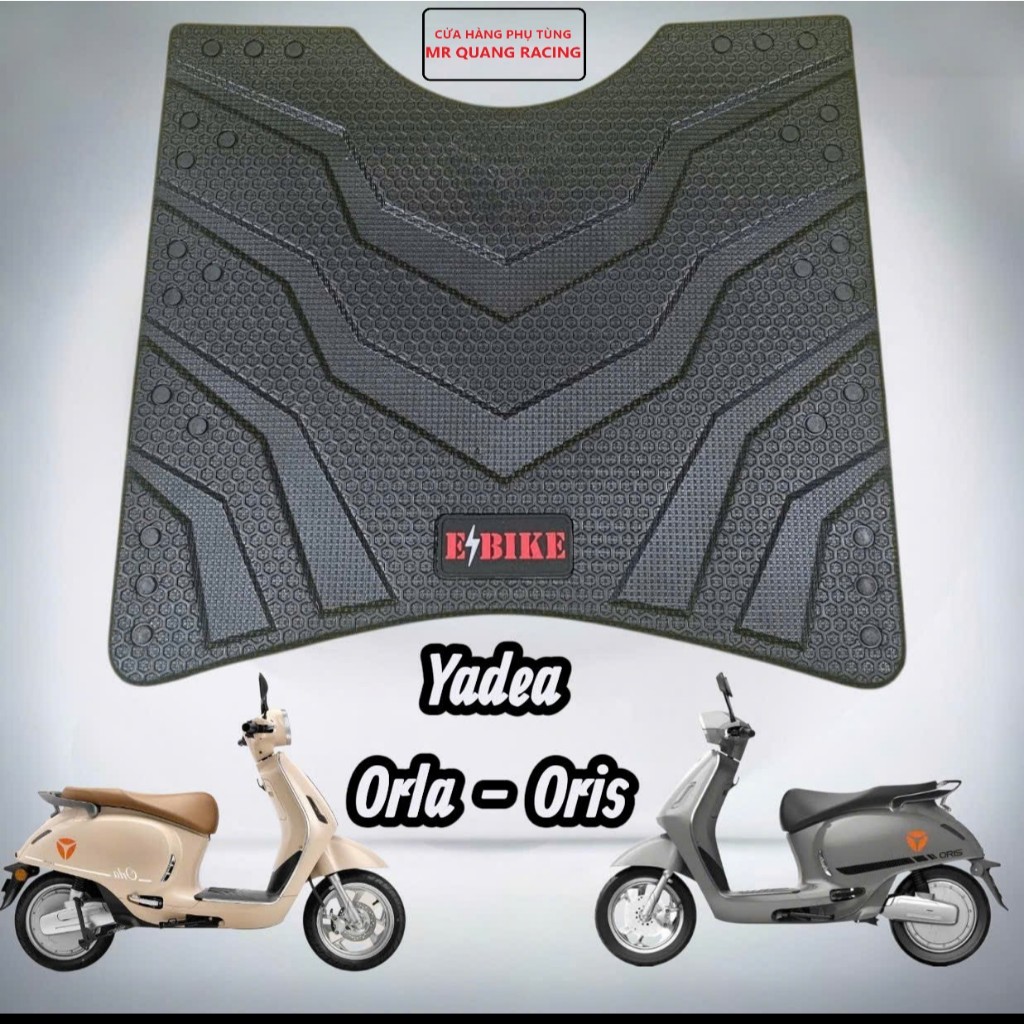 Yadea Orla และ Yadea Oris เสื่อเท้าสกู๊ตเตอร์ไฟฟ้า พรีเมี่ยม กันลื่น หนา ยางกันน้ํา (MS02)