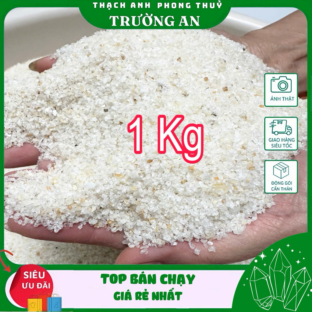 Quartz Sand - ถุง 1กก. - ขนาด 0.5 มม