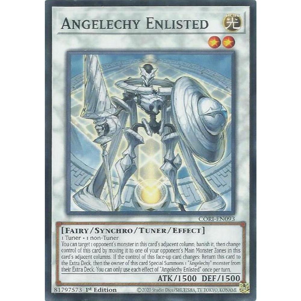 การ์ด Yugioh CORI-EN093 - Angelechy Enlisted - Synchro Monster - ทั่วไป