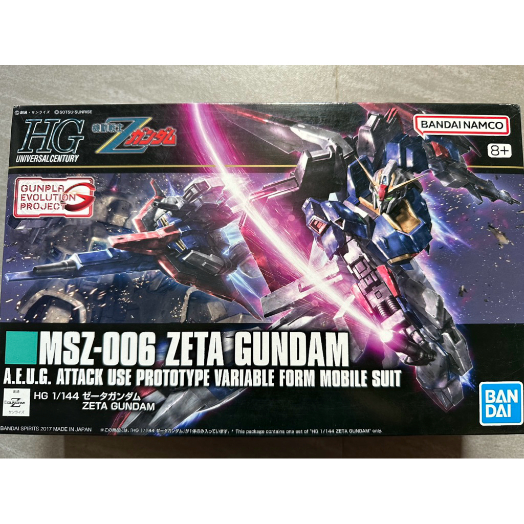 HG 1/144 MSZ-006 Zeta Gundam - BANDAI (ใหม่)