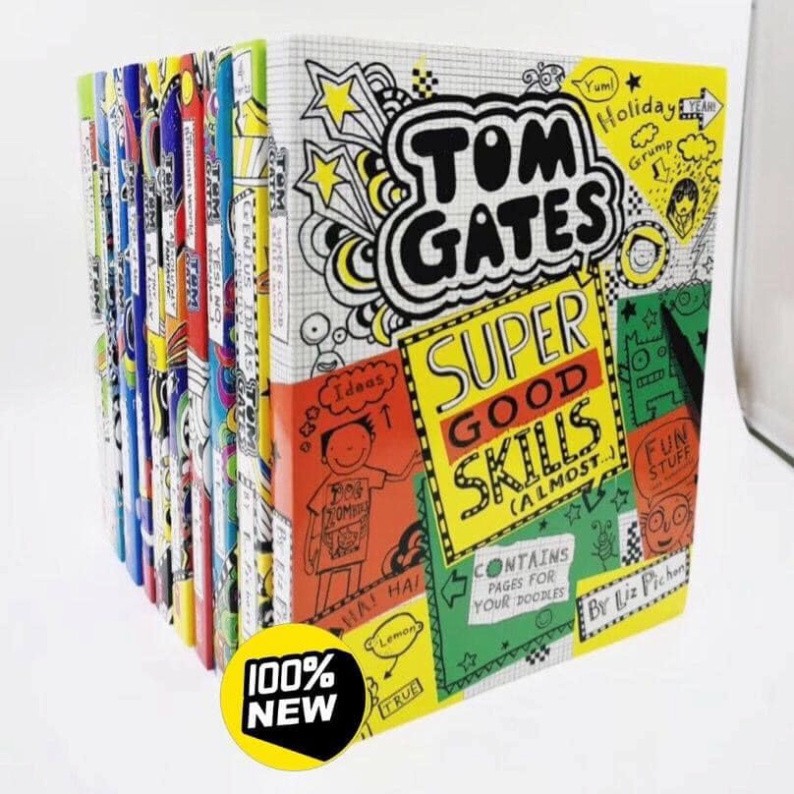 ชุด Tom Gates 10c - 2 ส่วน เสียงฟรีสําหรับเด็กเรียนรู้ภาษาอังกฤษ