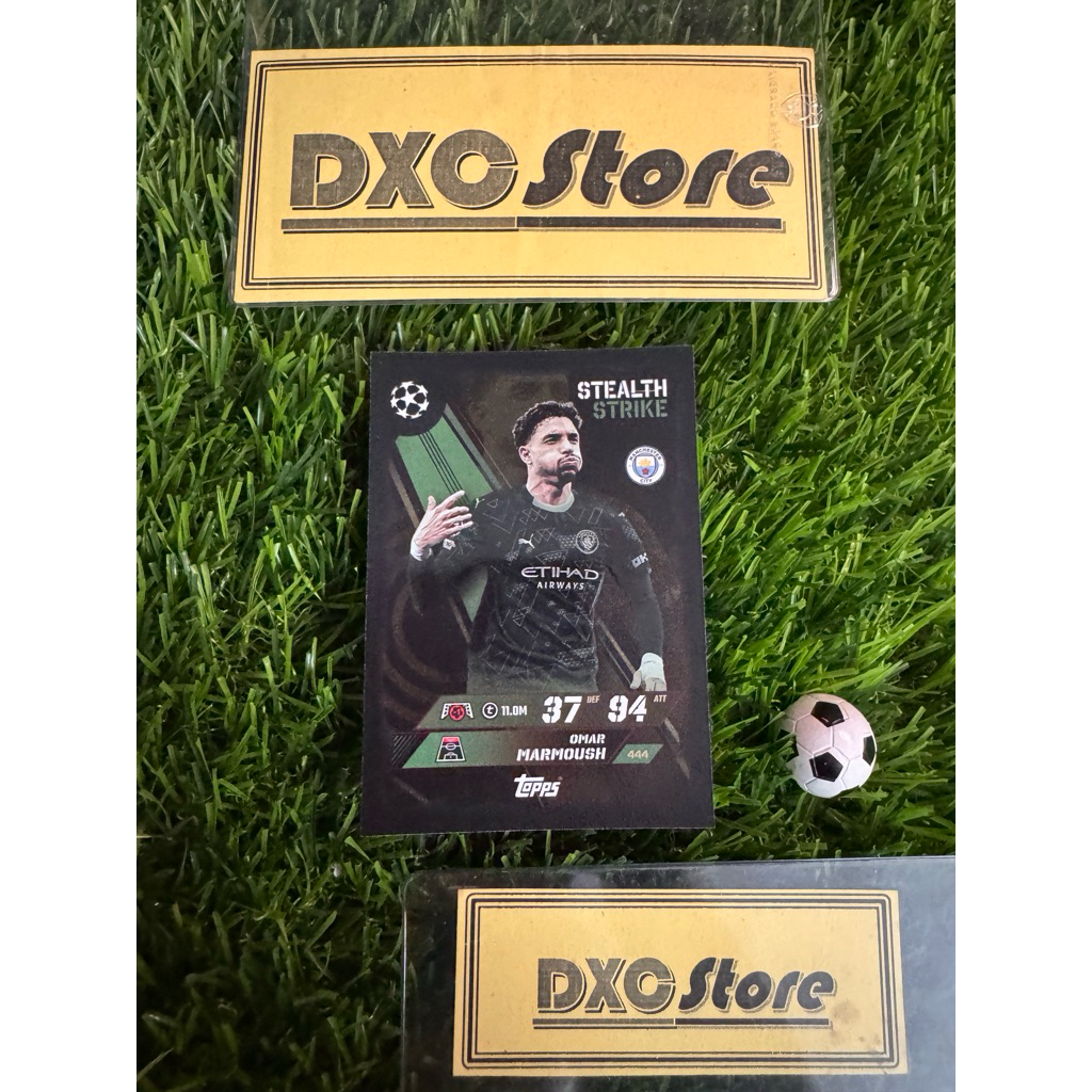 [ ของแท้ ] - STEALTH STRIKE - TOPPS MATCH ATTAX 2026 - OMAR MARMOUSH (MANCHESTER CITY)