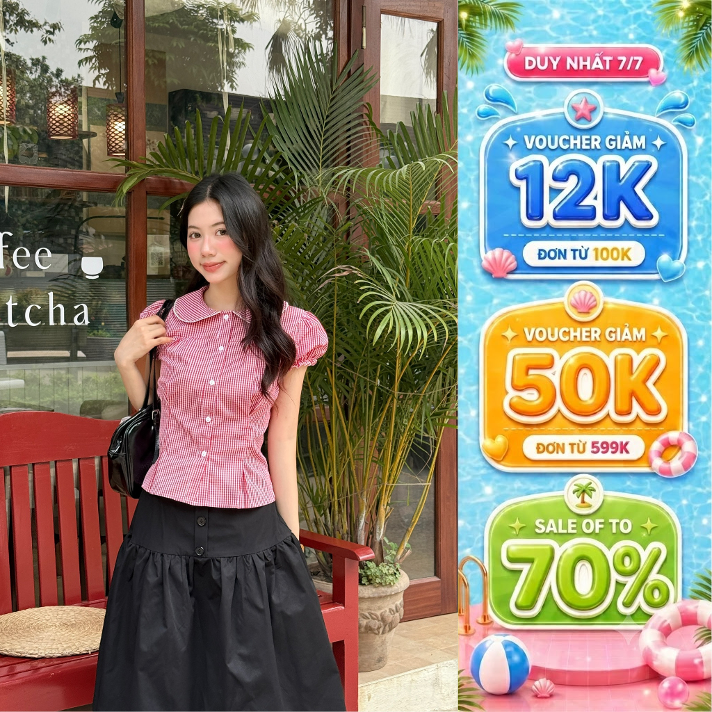 เสื้อเชิ้ตปกบัวเว้าเอว เสื้อคอปกบัวเว้าเอว รับซัมเมอร์ - 29เฟบ.ตู้เสื้อผ้า – ก600