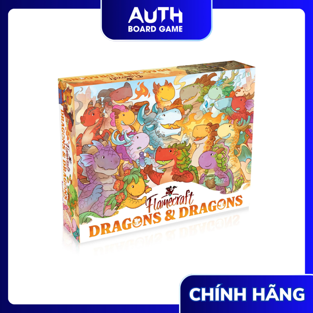 [ของแท้] Flamecraft: Dragons & Dragons – เกมกระดานขยายมังกรในตํานาน