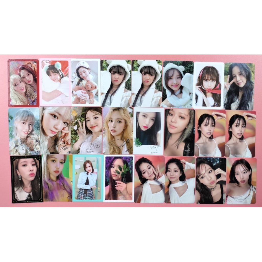 TWICE Official Off Card Official Photocard Nayeon Jeongyeon Momo Sana Jihyo Mina Dahyun Chaeyoung Tz