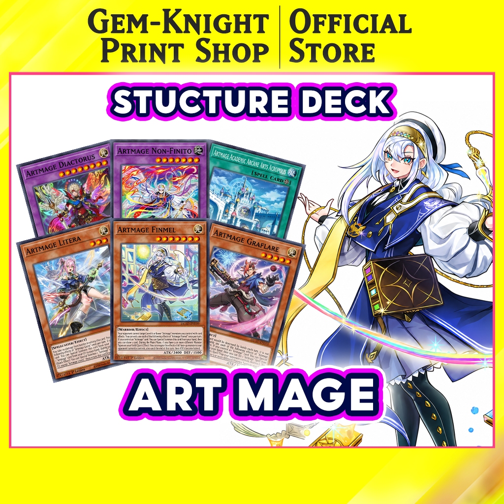 [การ์ดพิมพ์ลาย] Yugioh Deck - Artmage Deck - สํารับโครงสร้าง