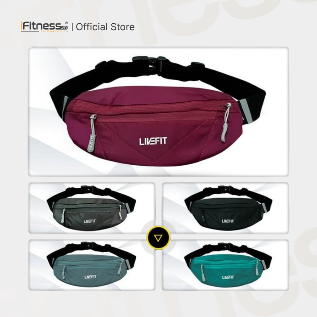 Running Belt กระเป๋าคาดเอว LiveFit ระดับพรีเมียม - Running Belt - WB0924