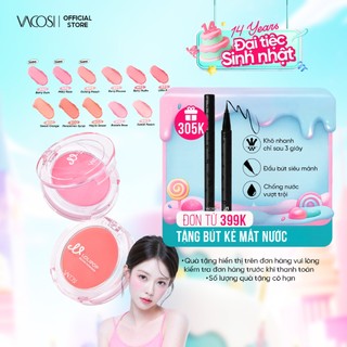 Phấn má hồng Lolipop VACOSI VP14 Phiên bản mới LOLIPOP ALL DAY BLUSH siêu mịn trang điểm tự nhiên