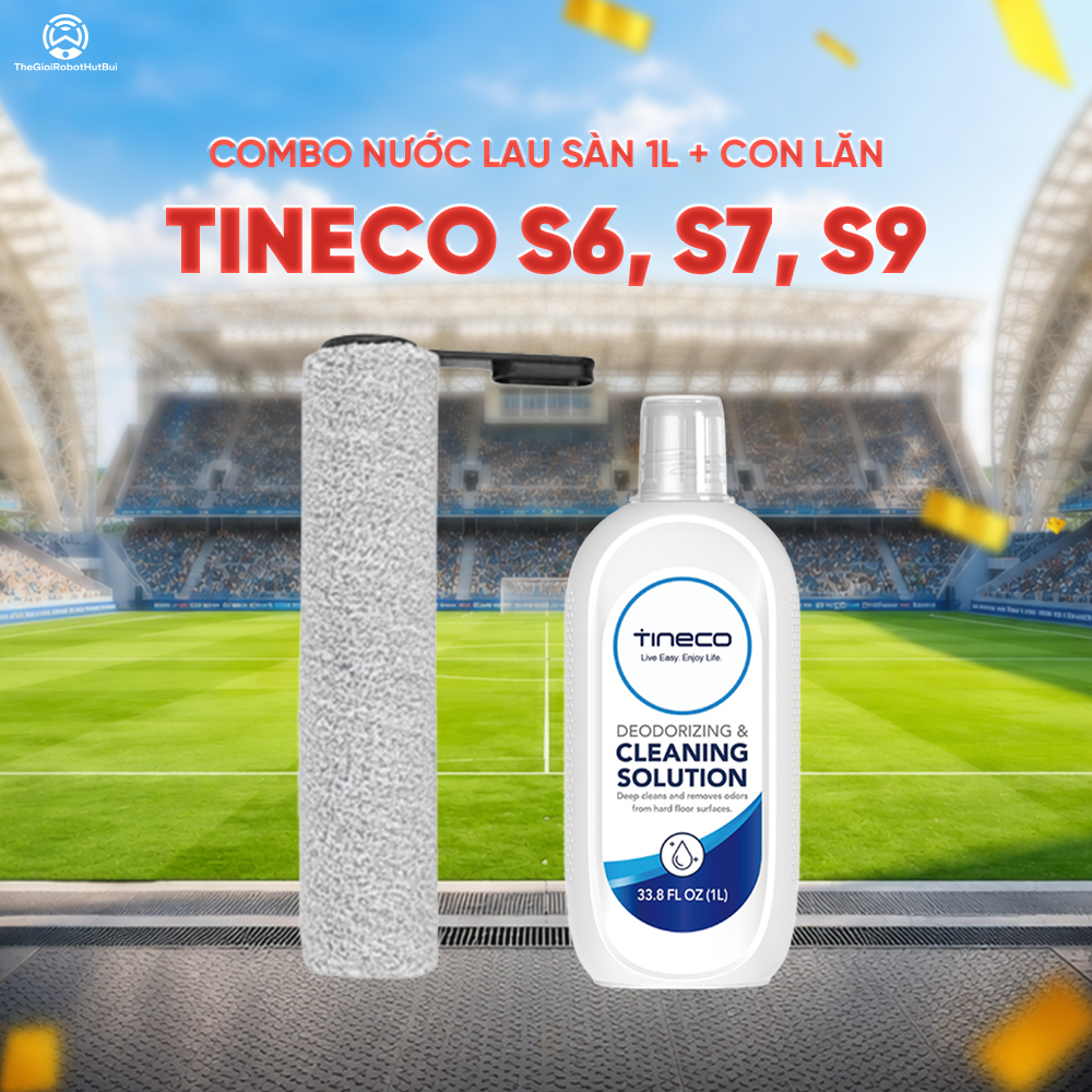 ลูกกลิ้งคอมโบ+ทําความสะอาดพื้น 1 ลิตร Tineco S6, S7, S9 - สินค้าแท้