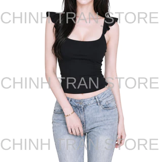 FAIRY WINGS เสื้อโครเชต์ Bodycon ผลิตจากผ้าฝ้ายยืด นุ่ม เย็นสบาย และ Feminine - Chinh Tran Store