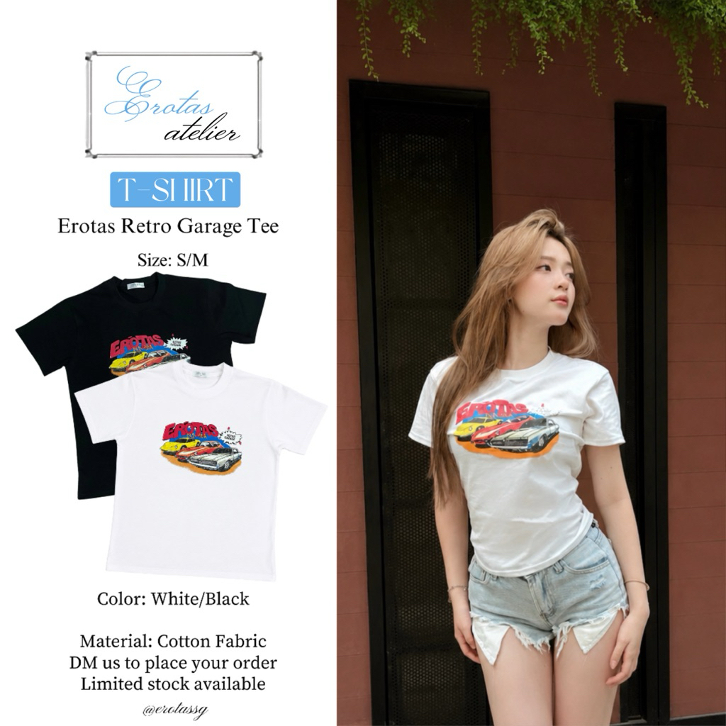 FORM FIT เสื้อยืดใน GARAGE OTO RETRO, BABY TEE ใน GARAGE OTO