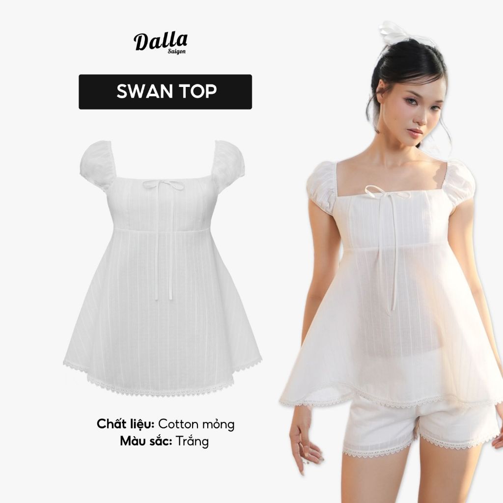 DALLA เสื้อคล้องคอลูกไม้ตุ๊กตาเด็ก (AD12) (Q12) BSL
